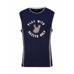 하프클럽 - 대한민국 메가쇼핑 헤지스골프 여성 네이비 로고장식 니트베스트 HWSW8C511N2