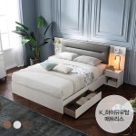 [에몬스홈] 엘리 LED 서랍형 침대(K)_하이유로탑 매트 | 홈쇼핑모아 [GSMYSHOP] [에몬스홈] 엘리 LED 서랍형 침대(K)_하이유로탑 매트