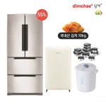[방송한정][21년형 1등급] [프리미엄] [551L] 위니아 딤채 4룸... 1등급] [프리미엄] [551L] 위니아 딤채 4룸 스탠드형 노바실버 (LDQ57EHMXS)
