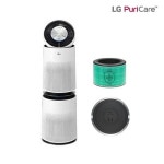 [100㎡]LG 퓨리케어 Puri Care 360˚ 공기청정기 플러스 화이트 듀얼(AS301DWFA)+[특별사은품]퓨리케어 트루 토탈케어 필터 1개+정품... 