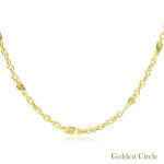 골든써클 18K 더블링 체인 목걸이 | 홈쇼핑모아 [현대홈쇼핑플러스샵] 골든써클 18K 더블링 체인 목걸이