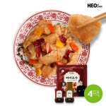 허닭 허바로우 300g 4팩+광동소스1개+사천소스1개 | 홈쇼핑모아 [CJ온스타일+] 허닭 허바로우 300g 4팩+광동소스1개+사천소스1개