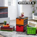 [더블세트] 몬스터큐 폴딩박스 6종 (레드2개, 오렌지2개, 그린2개) | 홈쇼핑모아 [W쇼핑] [더블세트] 몬스터큐 폴딩박스 6종 (레드2개... 