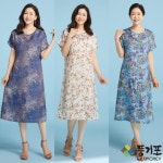 [팔주머니] 22년신상 NEW 시원한 풍기인견 원단100 원피스 3종... [SK스토아] [팔주머니] 22년신상 NEW 시원한 풍기인견 원단100 원피스 3종