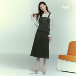 더엣지 24SS 벨티드 개버딘 스커트 | 홈쇼핑모아 [CJ온스타일] 더엣지 24SS 벨티드 개버딘 스커트
