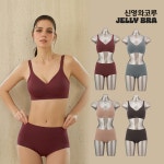 [cjmall] [S사이즈 한정] 젤리브라 젤리와이어 브라팬티 후크형 4세트 14060508 | 홈쇼핑모아 [cjmall] [S사이즈 한정] 젤리브라... 