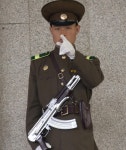 Taking pictures in the DMZ is easy, but if you come too close to the soldiers, they stop you | Inside North Korea: The pictures... 