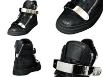 [시즌오프] GIUSEPPE ZANOTTI 골드 플레이트 크로커다일 하이탑 - 리본즈 코리아(REEBONZ KOREA)