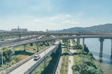 뽐뿌:자유갤러리 - 구리한강시민공원 .  구리암사대교 구리한강시민공원 .  구리암사대교