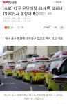 가생이닷컴>커뮤니티 > 잡담 게시판 > 대구 무단이탈 81세男 코로나19 확진자 붙잡아
