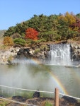 영주 부석사 초입 분수대 무지개 - 뽐뿌:자유갤러리 영주 부석사 초입 분수대 무지개