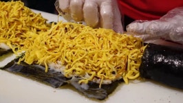 계란 터질듯 넣어주는 지단김밥 - 뽐뿌:맛집포럼 계란 터질듯 넣어주는 지단김밥