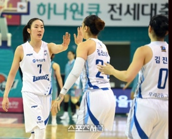 [포토] 박혜진-김소니아 '이겼다' - 뽐뿌:스포츠뉴스 [포토] 박혜진-김소니아 '이겼다'