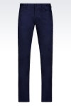 Armani Jeans Men SLIM FIT TROUSERS IN COTTON SATIN, Cotton - Armani.com  Armani Jeans Men SLIM FIT TROUSERS IN COTTON SATIN... 