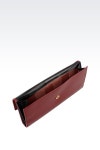 Emporio Armani Women CONTINENTAL WALLET IN BOARDED LEATHER, Calf-skin leather - Armani.com  Emporio Armani Women CONTINENTAL... 