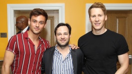 Tom Daley & Dustin Lance Black Join the Clintons at ‘Rebel in the Rye’ Screening | Bill Clinton, Danny Strong, Dustin Lance... 