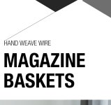 Magazine Baskets [hand weave wire_2] -  [New Lifestyle Store, FUNSHOP]  Magazine Baskets [hand weave wire_2] [펀샵]