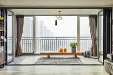 경기 수원시 영통구 망포동 망포마을현대2차아이파크 빈티지한 바닥재로 온기 넘치는 공간 연출, 39평 아파트 인테리어 간편안심인테리어 집닥... 