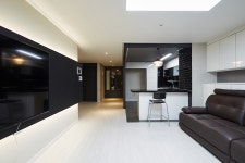 경기 부천시 괴안동 역곡하이뷰 모노톤의 시크함과 모던함의 조합38평 아파트 인테리어 간편안심인테리어 집닥 모노톤의 시크함과 모던함의... 