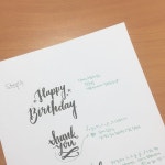 온오프믹스 :: 기초 캘리그라피 클래스 4회반 기초 캘리그라피 클래스 4회반
