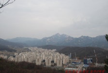 산행기 - 민주화의 큰 별 떨어진 날 서울둘레길(봉산, 앵봉산) 완전 종주