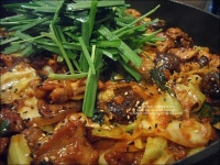 천호 맛집 재미있는 야채곱창 닭갈비 전가