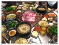 삼겹살이 맛있는 집..펭귄네구이구이 - 전북/전주 지역 추천맛집 펭귄네구이구이 후기