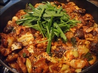 천호 맛집 재미있는 야채곱창 닭갈비 전가