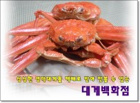 싱싱한 영덕대게를 택배로 받아 맛봤어요.