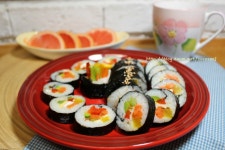 알록달록 봄을품은 야채김밥~ - 매일매일맛있게 메뉴판닷컴