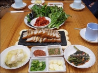 가평맛집 부드러운 한방수육 청하가든 막국수