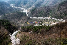 옥정호 국사봉전망대 벚꽃길 - Daum 카페 섬진강 옥정호반을 화사하게 수놓은 벚꽃 전북 임실여행 옥정호 국사봉전망대 벚꽃길