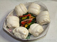 후다닥 만드는 손님 초대요리- 꽃빵과 함께 먹는 알록달록 야채볶음 - 10만개의 레시피, 메뉴판키친 요리판