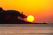 부산 해운대 누리마루 일출과 일몰 - 풍경사진방 - 국제라이온스협회 355-A지구 10~11 재무회 부산 해운대 누리마루 일출과 일몰