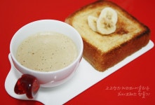 커피와 어울리는 브런치 : 바나나 허니브레드 만들기 - 10만개의 레시피, 메뉴판키친 요리판