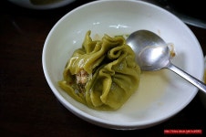 (합정역 맛집)초록색 복주머니 손 만두 전골 맛집 - 홍대 지역 추천맛집 덕이 손만두 후기