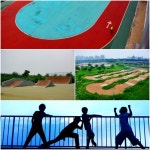 주말나들이-광나루한강공원[광진교 리버뷰8번가,자전거공원,레일바이크,수영장,암사생태공원] - Dr. Sparks Columns