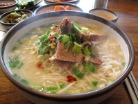 부산에서 먹는 제주도식 올래국수 