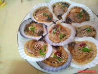 가리비회와 동죽 칼국수...주말 파티..첫번째 요리 - 10만개의 레시피, 메뉴판키친 요리판