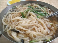 수수한 칼국수맛이 좋았던 못골시장  우정분식 .......