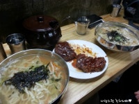 ★망원역 맛집/(망원맛집 맛양값!!)손칼국수+왕스테이크 5.000원!!맛좋고 양많고 값싸게~!★
