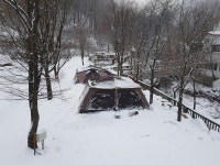 풍차 동캠 눈썰매 - 카페 앨범 - 유명산 풍차캠핑장 풍차 동캠 눈썰매