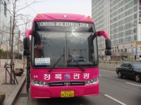 청록관광 조명 설치 모습 - 버스조명동영상 - 버스천정고드름조명 청록관광 조명 설치 모습