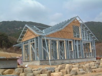 스틸하우스26평골조현장 - 건축시공 현장스케치 - 포천우성건축 포천우성건축