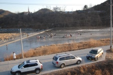우리집 앞 강의 겨울 모습...!~ - 우리들의 이야기 - 연산할머니순대 우리집 앞 강의 겨울 모습...!~