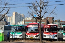 【화영운수】3001번(광명역-송도) BS106 로얄시티 디젤 신차출고~! - ****대우BUS앨범 - 대우버스 【화영운수】3001번(광명역-송도) BS106... 