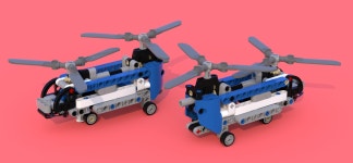 (LDD)오늘의 LDD는 테크닉의 트윈 프로펠러 헬리콥터(42020)입니다. : 클리앙