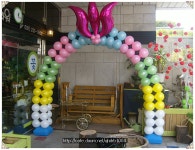 어린이날//꽃집아치//커브호일아치 - 풍선아치 - 예쁜풍선만들기... 어린이날//꽃집아치//커브호일아치