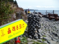 2월의 정경 / 춤쟁이 - 춤쟁이 제주 올레길 - 댄스매니아들 제주 올레 8코스를 대평 포구에서 월평포구로 역으로 가다. 2월의 정경 / 춤쟁이