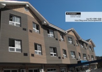 중소기업 도우미 | 완도 고등학교 외벽 합성목재 사이딩 시공 - Daum 카페 완도 고등학교 외벽 합성목재 사이딩 시공